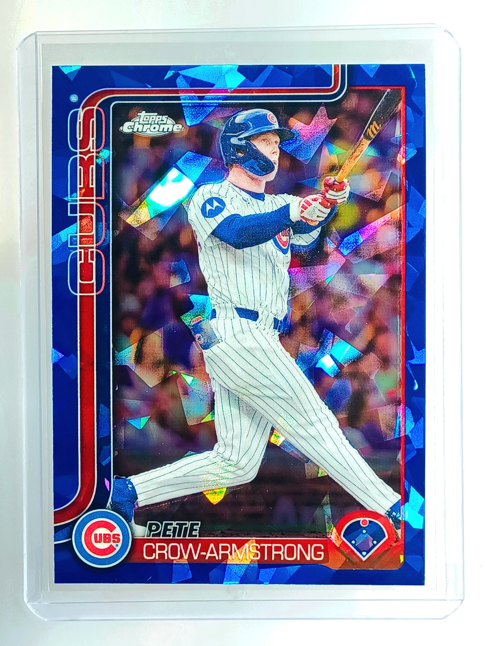 Topps Chrome Pete Crow-Armstrong Chicago Cubs Card